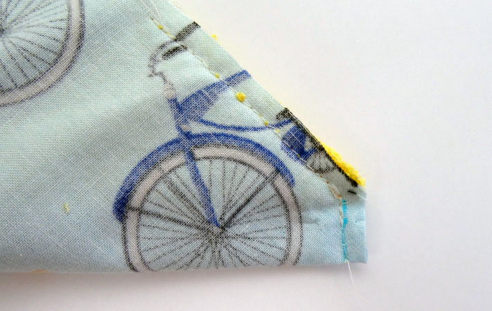 9 Stitch and Trim Corners
