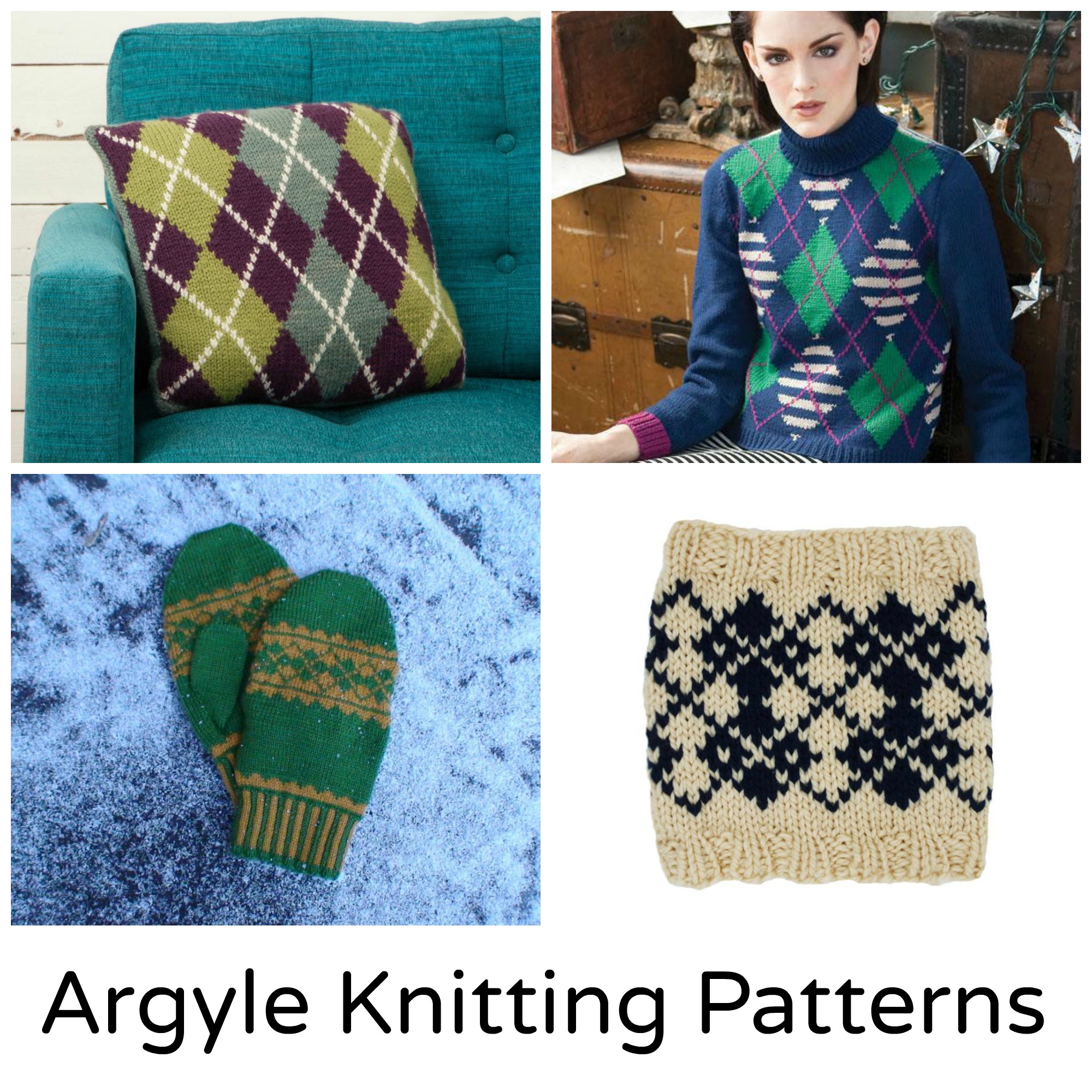 Argyle Knitting Patterns