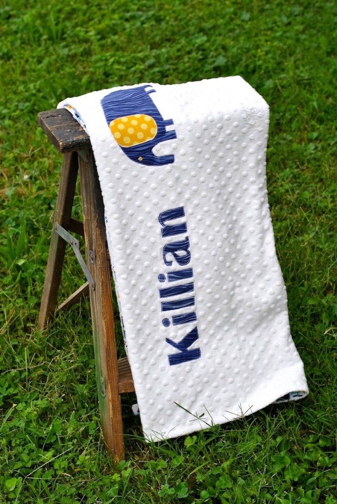 Name Blanket Applique Tutorial