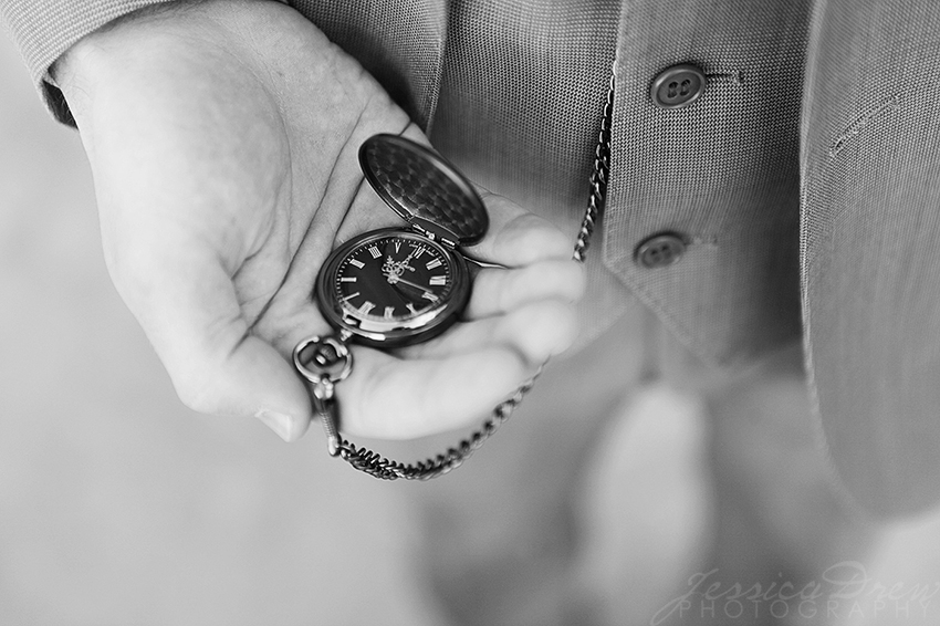 Black and White Pocketwatch