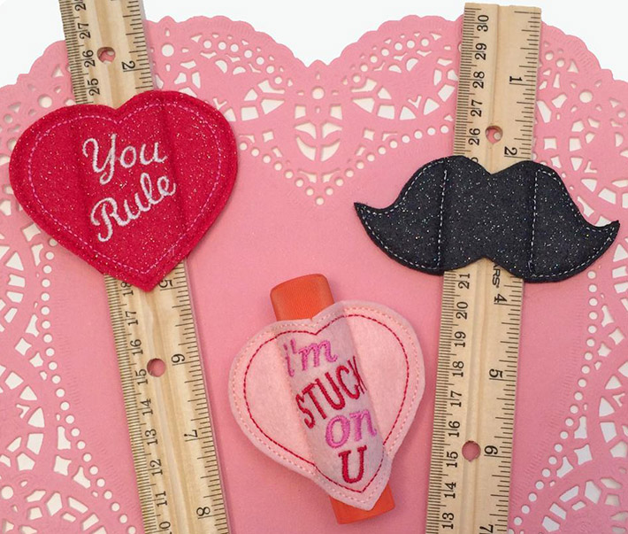 In the Hoop Candy Less Valentine Favors