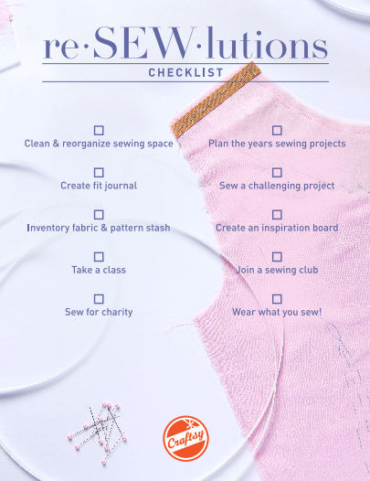 Sewing Resolutions Checklist