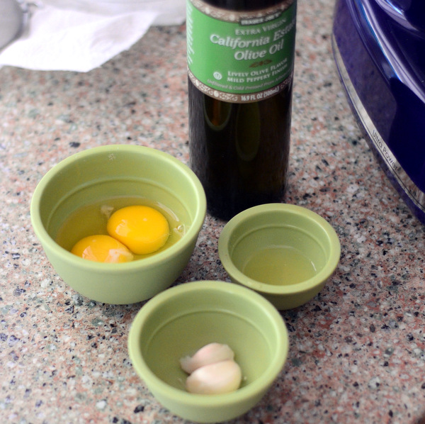 Easy Homemade Aioli Ingredients