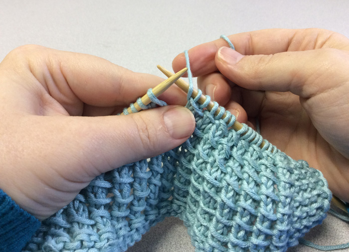 Bamboo Knitting Stitch Tutorial - Yarnover
