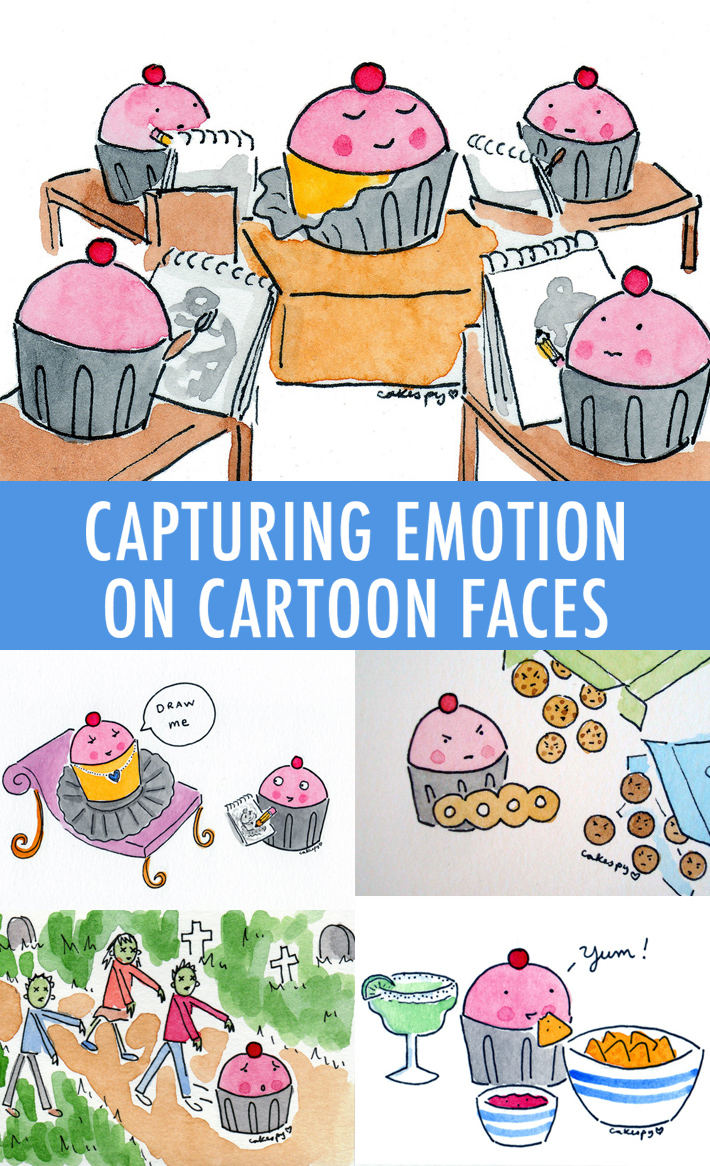 Capturing emotions on cartoon faces