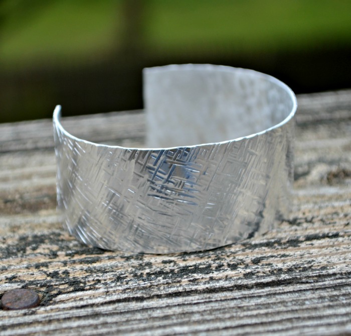 Textured Silver Cuff