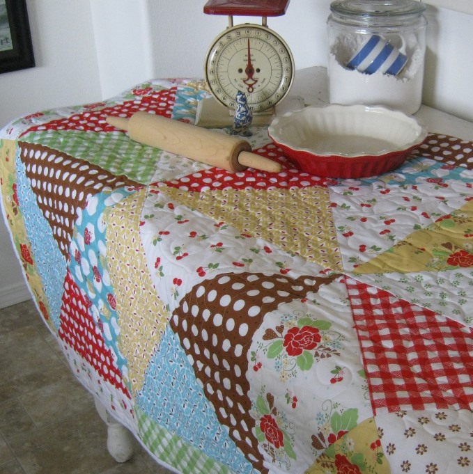 great big block quilt