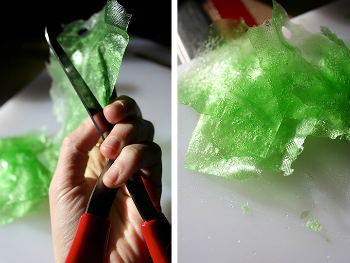 Edible glitter sheets
