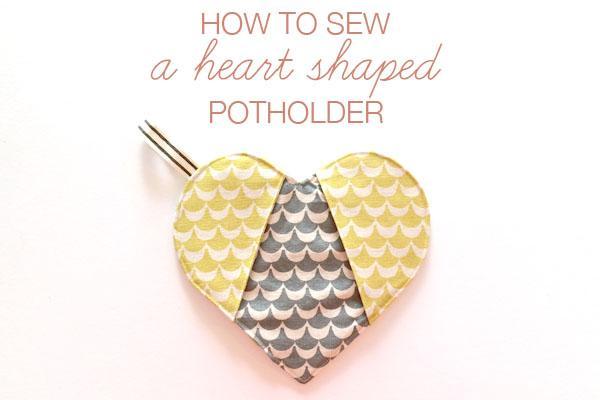 The perfect Valentine's Day gift for the cook--a heart shaped potholder