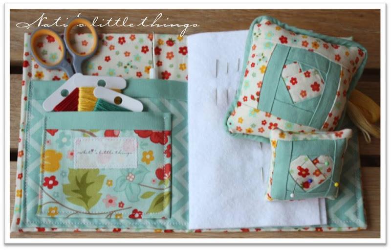 Sew a paper pieced heart pin cushion for your favorite sewer!
