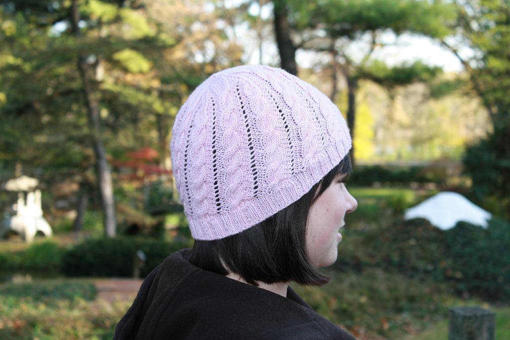 Crooked Cable Cap FREE Knitting Pattern