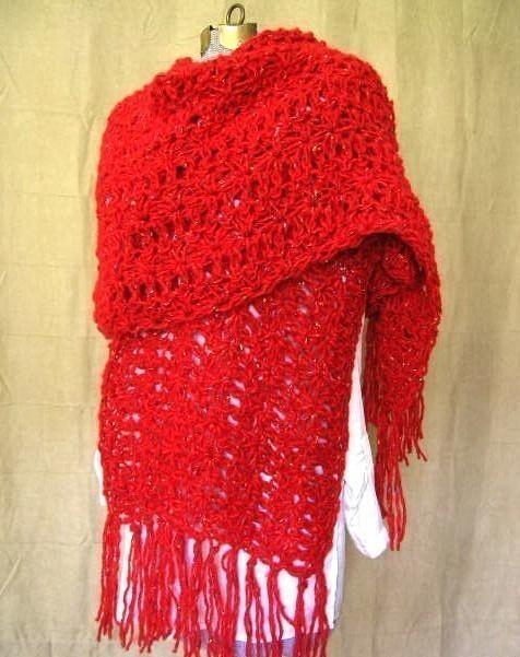 Vintage Inspired Shawl Wrap Crochet Pattern