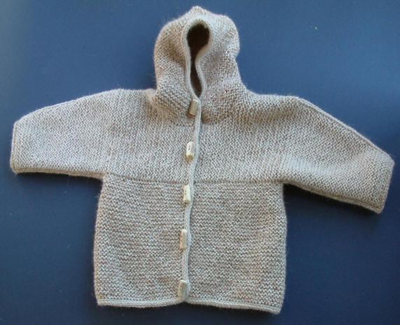 Baby's Criss-Cross Jacket Knitting Pattern