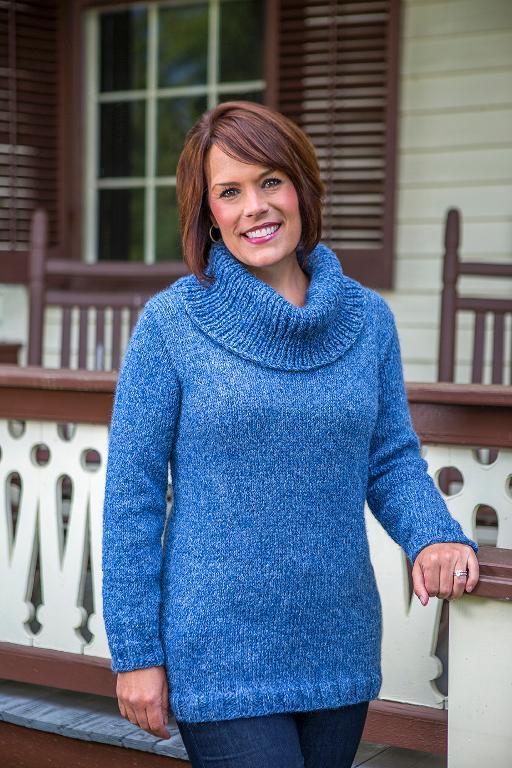 Killington Top-Down Pullover Knitting Pattern