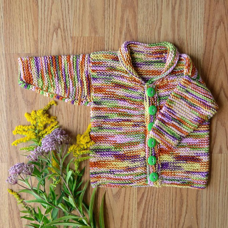 Easy Baby Cardi FREE Knitting Pattern