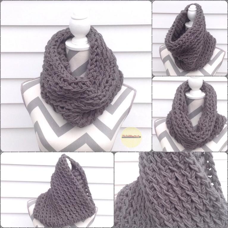 Squish Cowl FREE Crochet Pattern