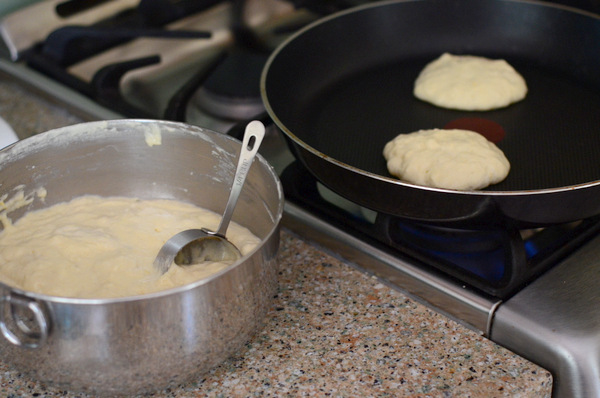 Cooking Lemon Ricotta Pancakes