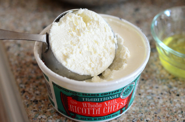 Whole Milk Ricotta Cheese for Lemon Ricotta Pancakes