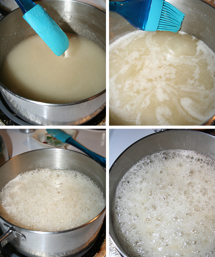 boiling the candy