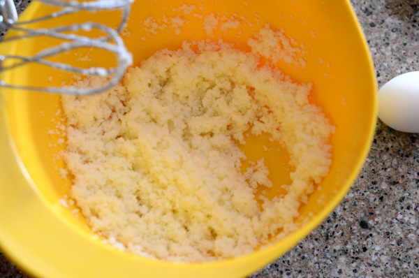 Creamed Butter & Sugar for Vanilla Cupcakes