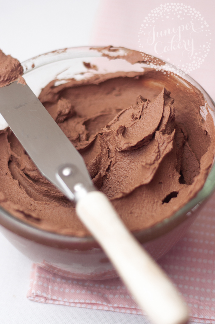 Whipped chocolate cream recipe - perfect for filling and frosting cakes