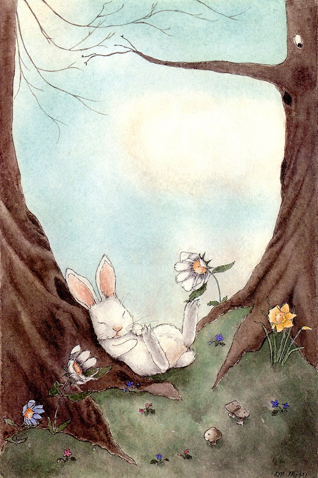 Whimsical bunny