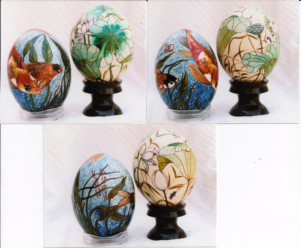 Painted eggs