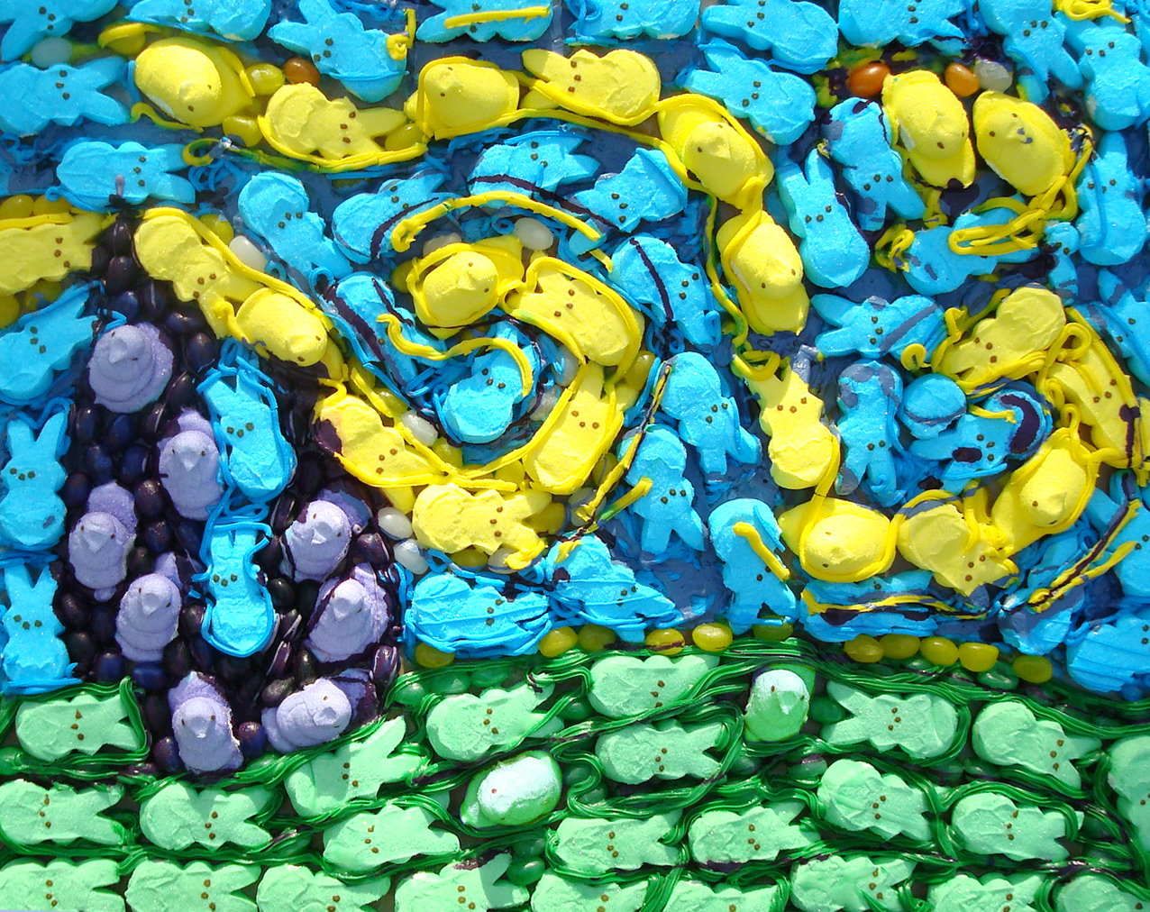 Peeps Starry night Art