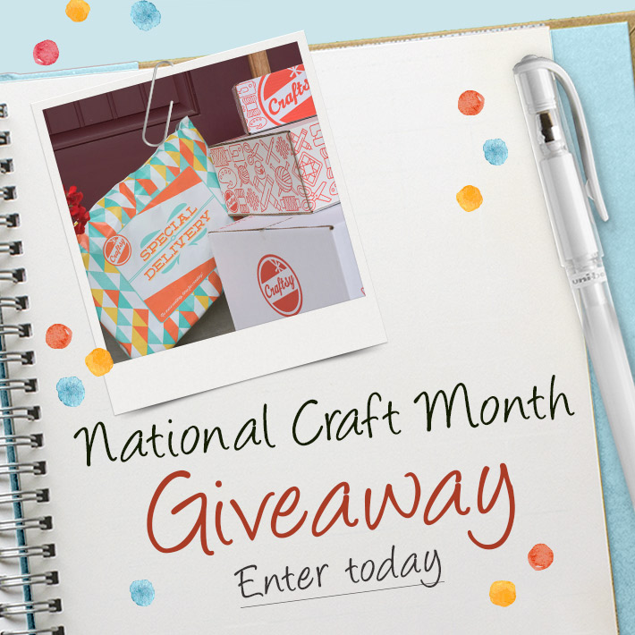 craftsy’s national craft month giveaway