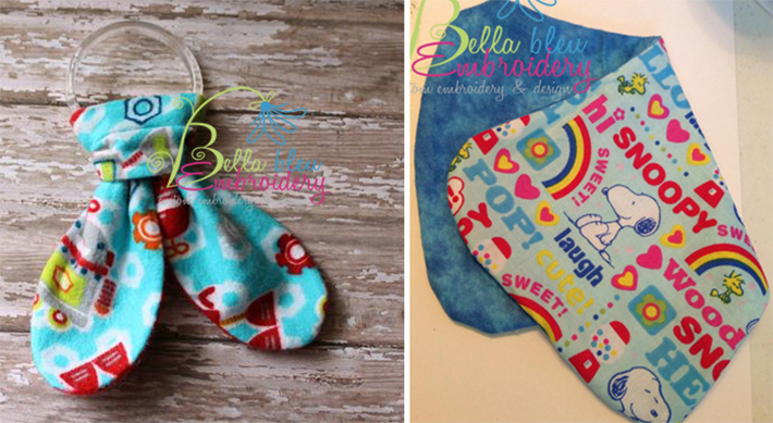 Bella bleu ITH baby projects