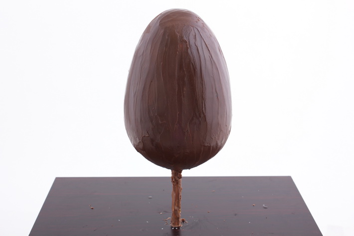 Ganache coated cake
