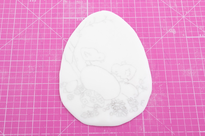 Design on plaque