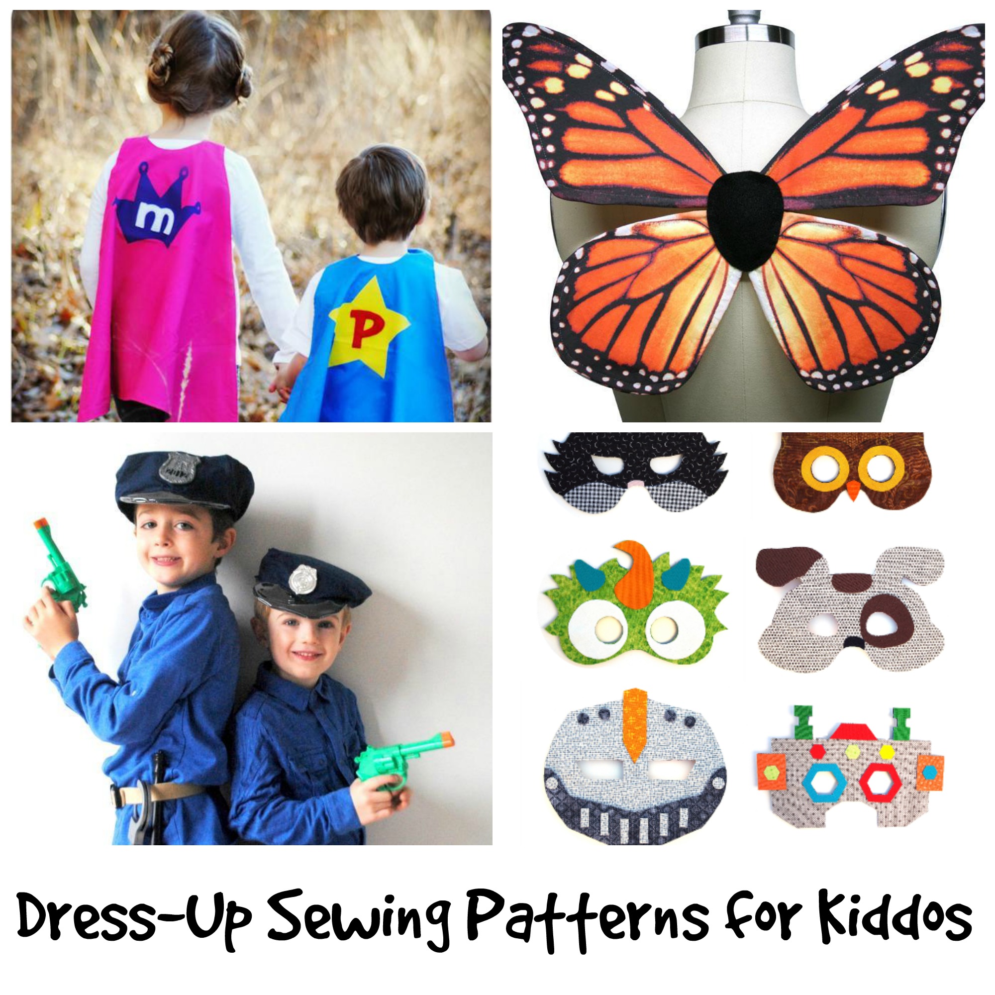 DIY Dress Up Sewing Patterns for Kids