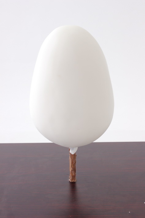 Egg covered with fondant