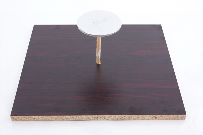 Glue dowel to board