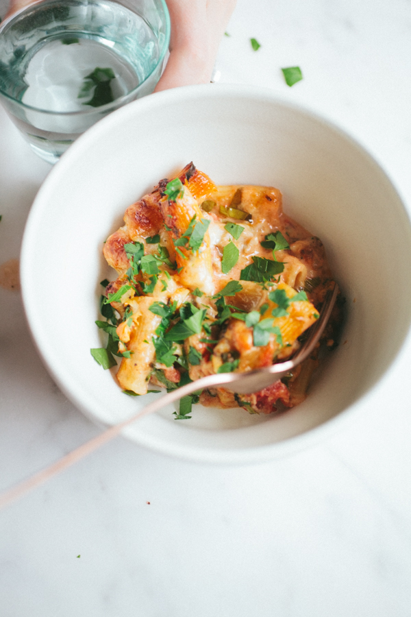 Baked Pasta with Creamy Tomato Sauce