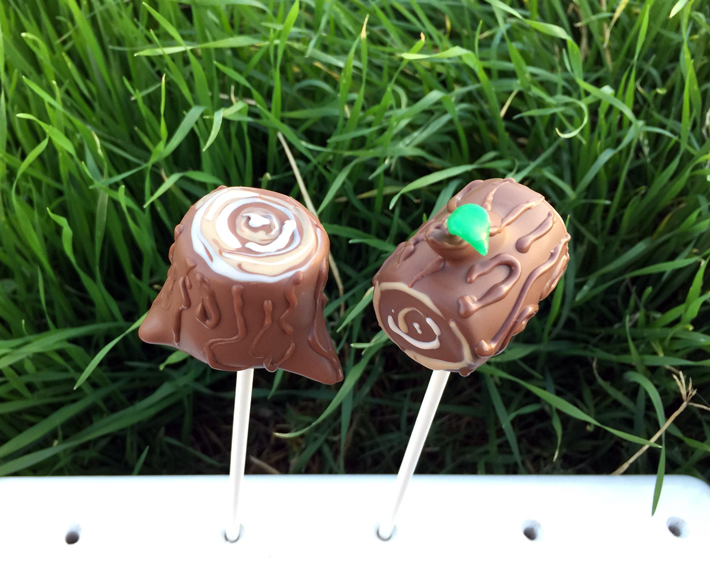 Lumberjack cake pops