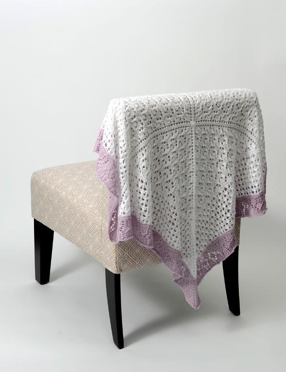 Lace Sampler Baby Blanket FREE Knitting Pattern