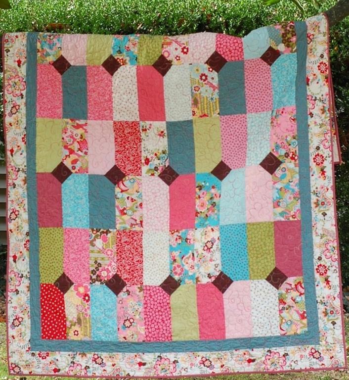 Aunties Diamonds Lap Quilt