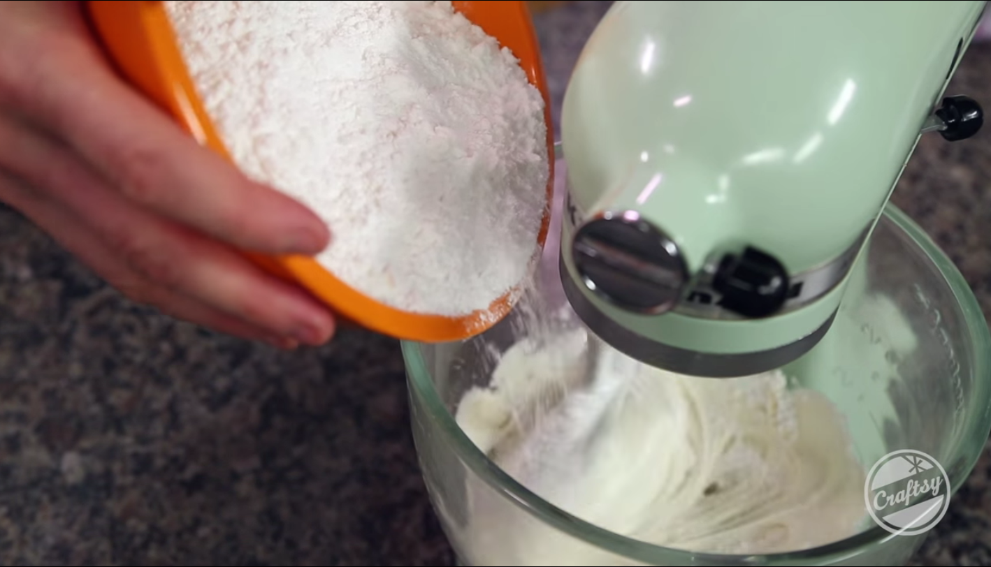 mixing marshmallow fondant cake mixer