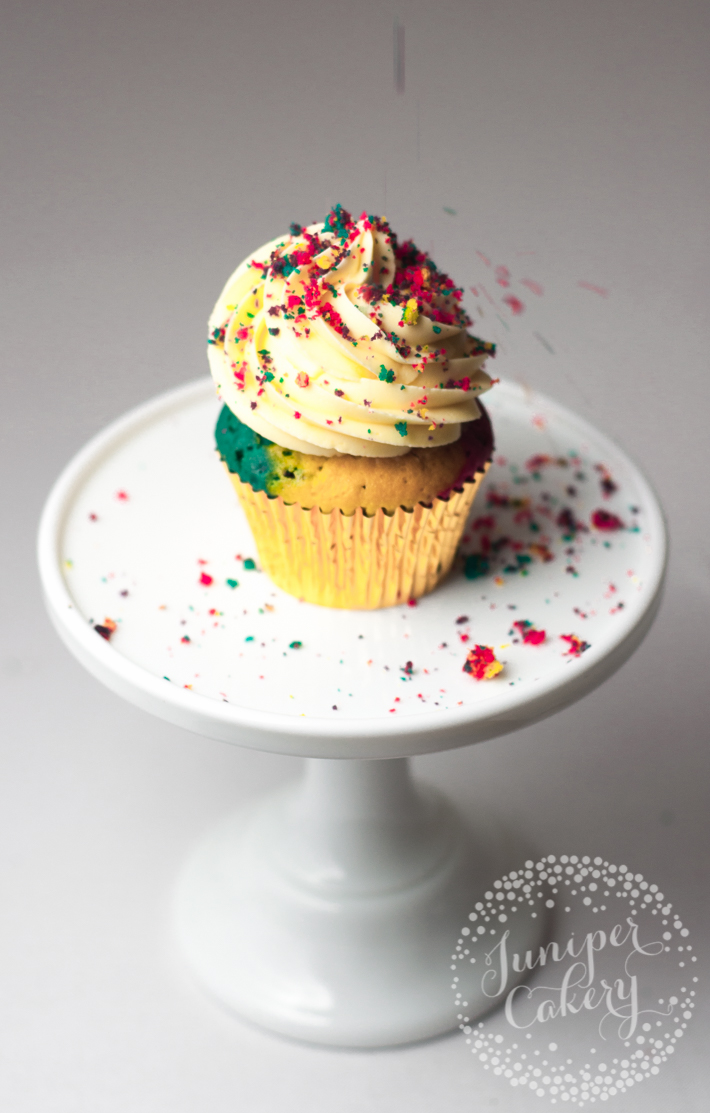 Fun rainbow cupcake how-to!