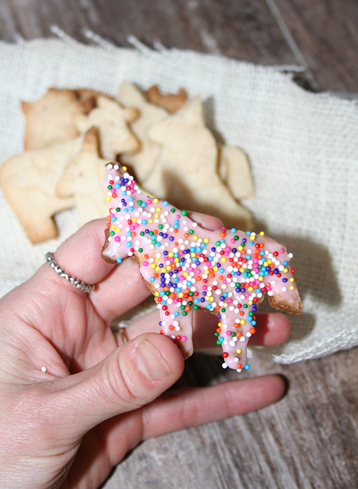 Rainbow animal crackers