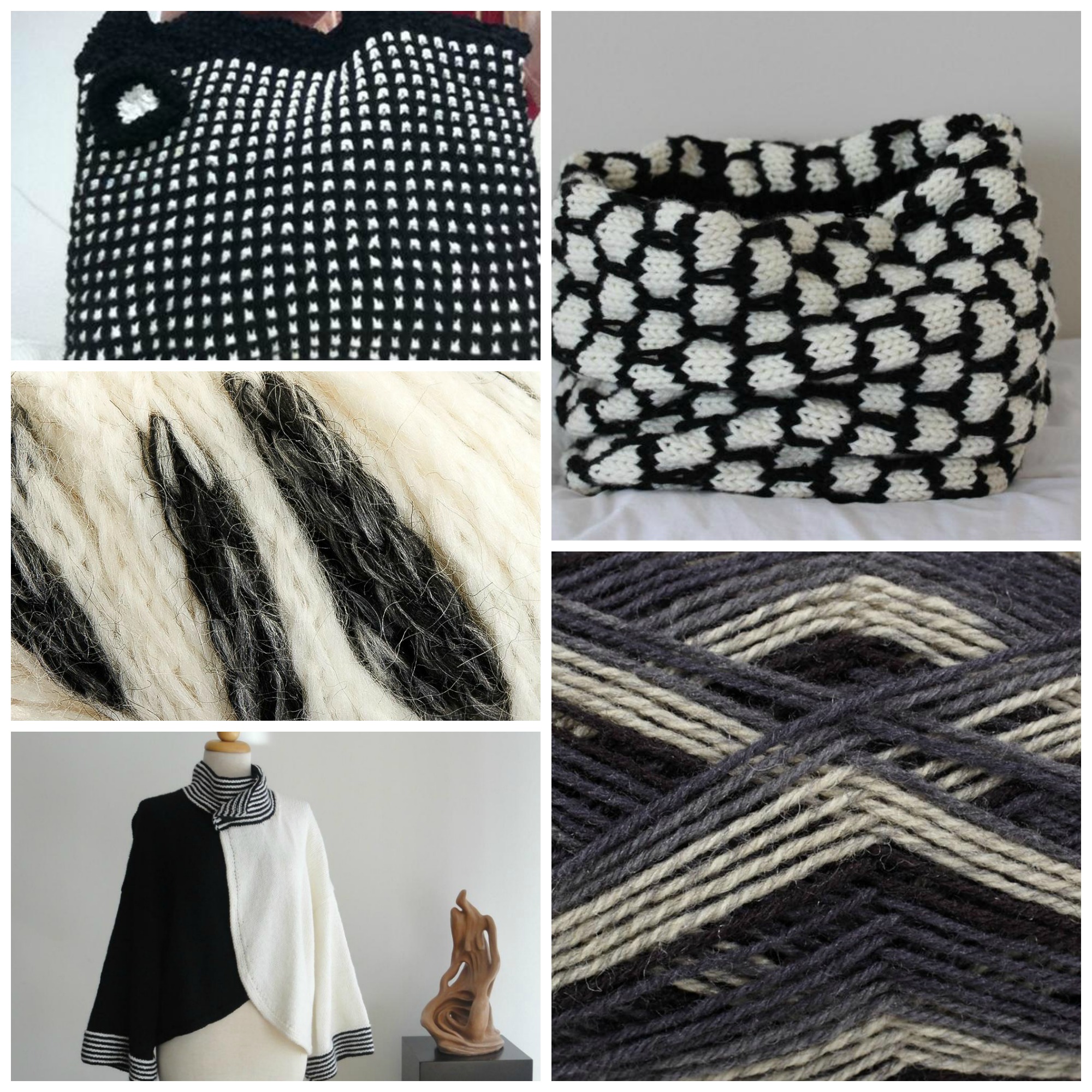 Black And White Knitting The Latest Trend In Knitwear Slonli yarn for knitting and crochet with 12 assorted colors crocheting yarn for beginners kids adults. black and white knitting the latest