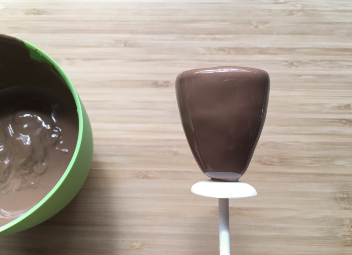 press wafer onto bottom