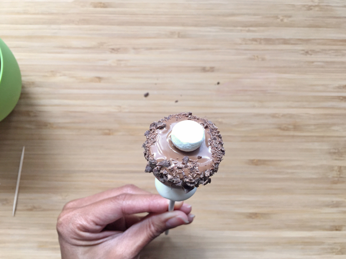 add sprinkles, marshamallow