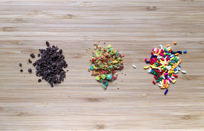 sprinkles, cereal, chocolate