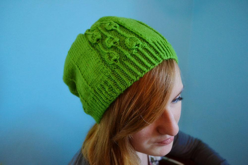 Spring Buds Knit Hat Pattern