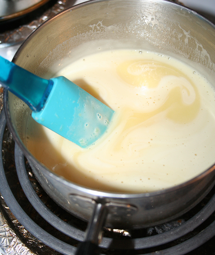 Cooking custard