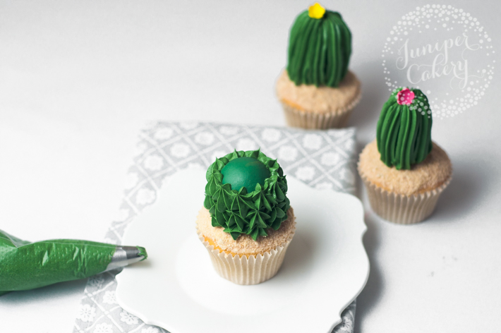 Simple and stress-free cactus cupcakes
