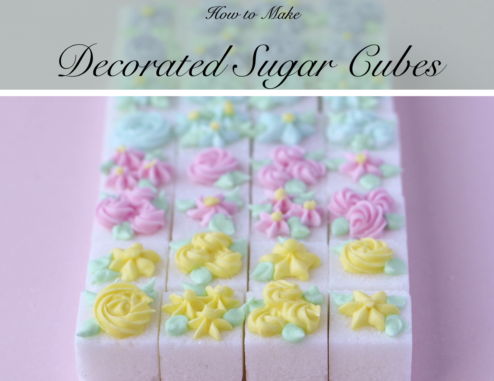 How to Make Decorated Sugar Cubes | Erin Gardner